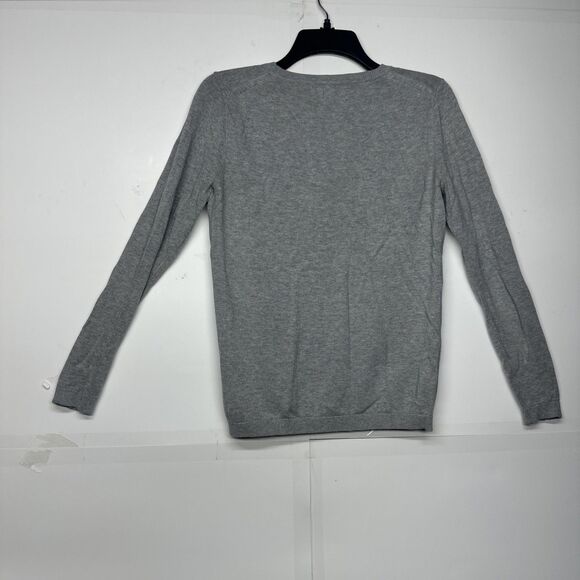 Banana Republic Women’s Sweater XS Light Gray Long Sleeve Knit Pullover - Picture 9 of 9